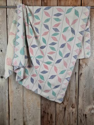 Exquisite vintage Kantha quilt featuring authentic hand-stitched Indian patchwork, responsibly sourced and perfect as unique homeware.