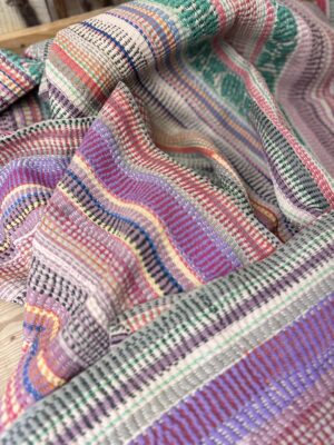 Exquisite vintage Kantha quilt featuring authentic hand-stitched Indian patchwork, responsibly sourced and perfect as unique homeware.