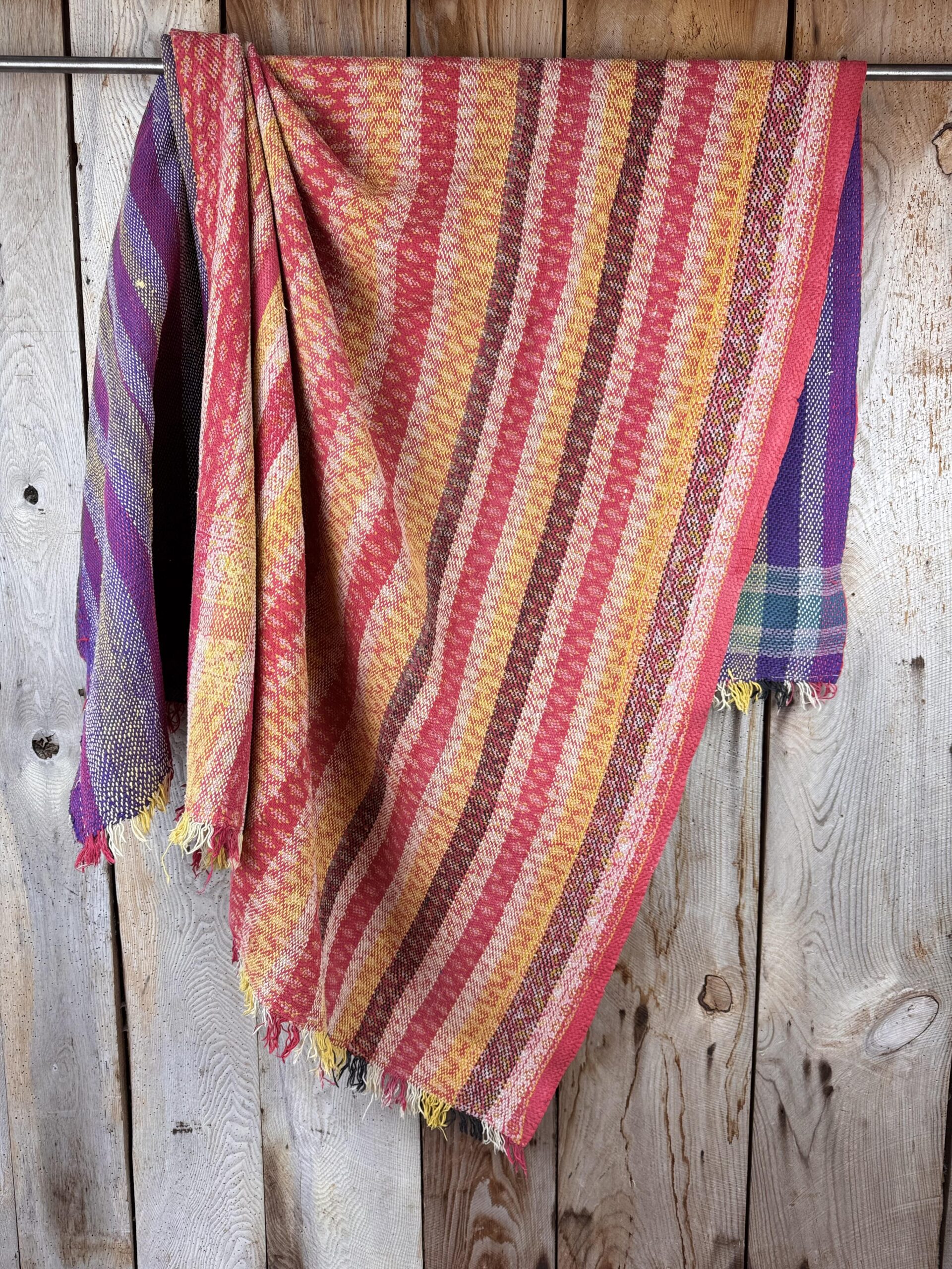 Exquisite vintage Kantha quilt featuring authentic hand-stitched Indian patchwork, responsibly sourced and perfect as unique homeware.