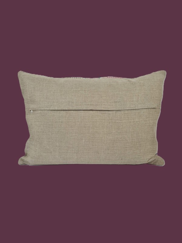 Nakshi Kantha Cushion (med bolster) - Image 4