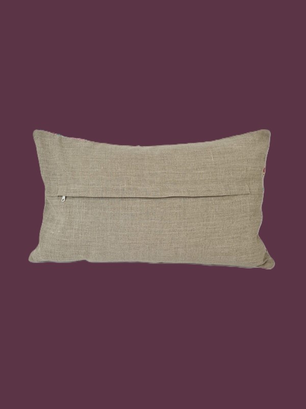 Nakshi Kantha Cushion (mini bolster) - Image 3