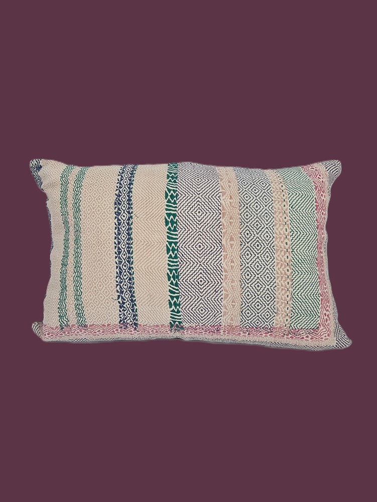 Nakshi Kantha Cushion (med bolster)
