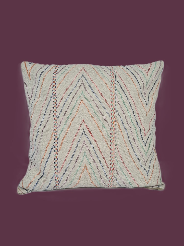 Nakshi Kantha Cushion (med square)