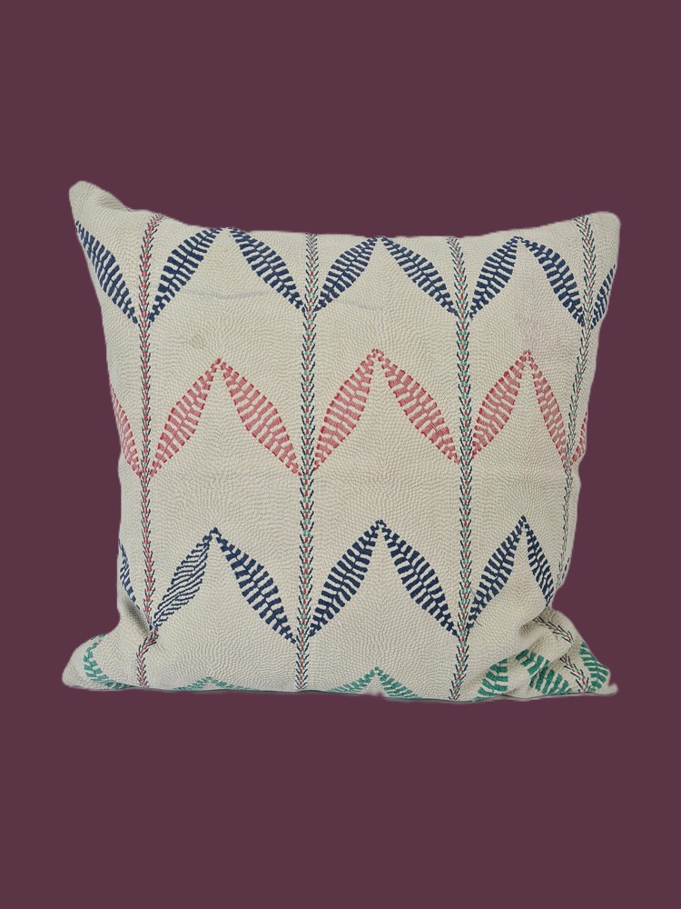 Nakshi Kantha Cushion (med square)