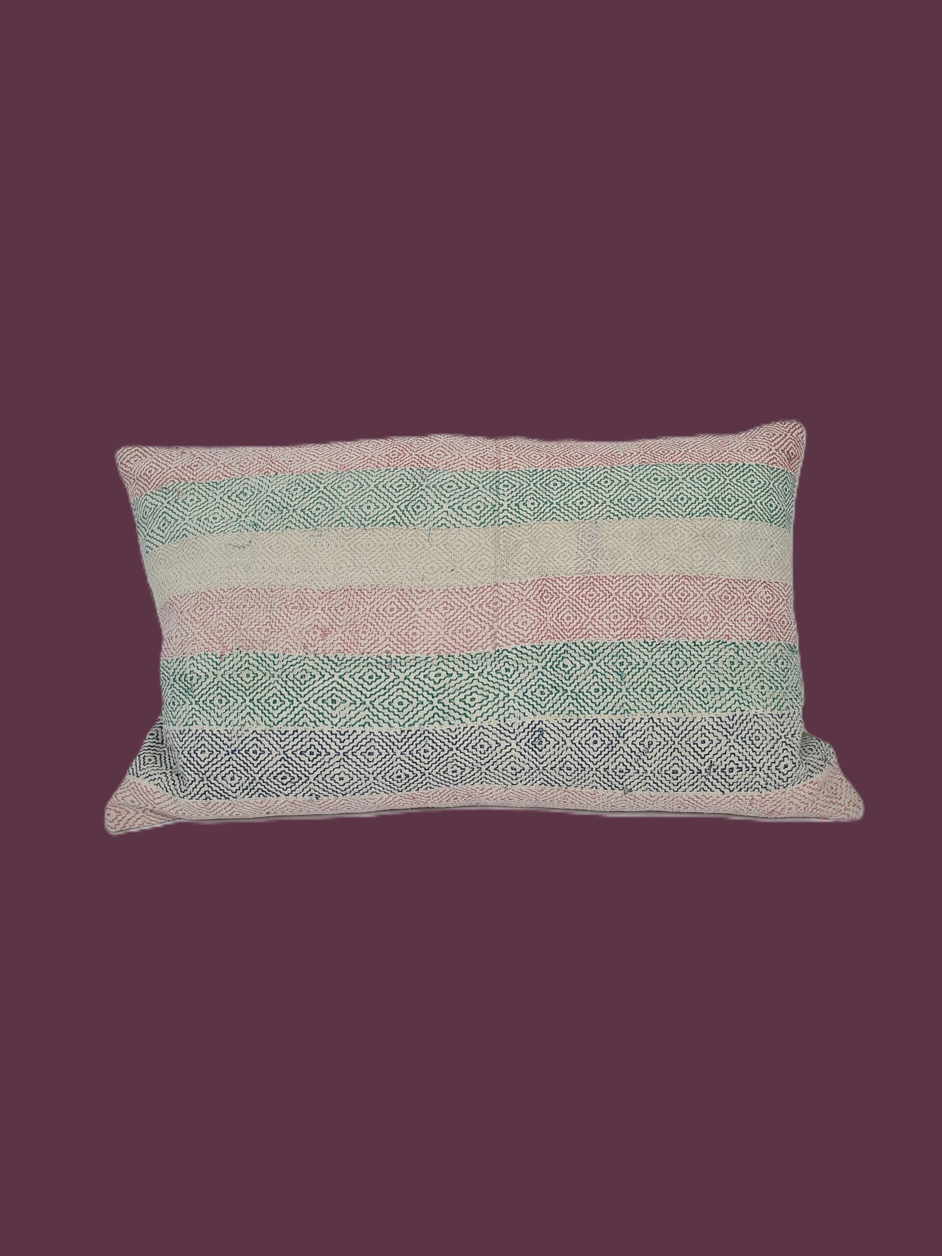 Nakshi Kantha Cushion (mini bolster)