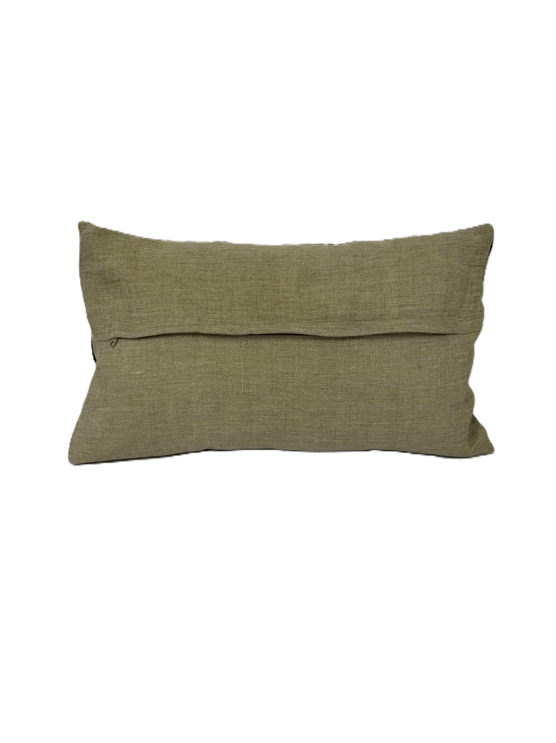 Kantha Cushion (mini bolster) - Image 4