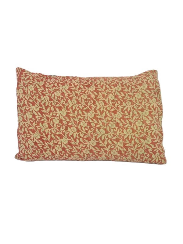 Exquisite vintage Kantha cushion featuring authentic hand-stitched Indian embroidery, responsibly sourced and perfect as unique homeware.