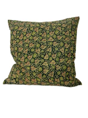 Exquisite vintage Kantha cushion featuring authentic hand-stitched Indian embroidery, responsibly sourced and perfect as unique homeware.