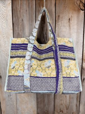 Colourful cotton kantha bags, pockets and purses, great for organising the smaller things in life. Made from recycled kantha quilts for the perfect accessory.