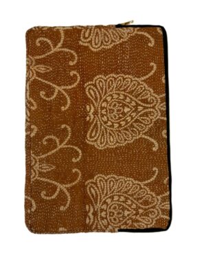Kantha Laptop case, padded and perfect for ipads or small laptops.