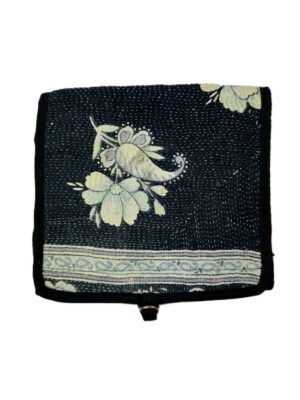 Colourful cotton kantha bags, pockets and purses, great for organising the smaller things in life. Made from recycled kantha quilts for the perfect accessory.