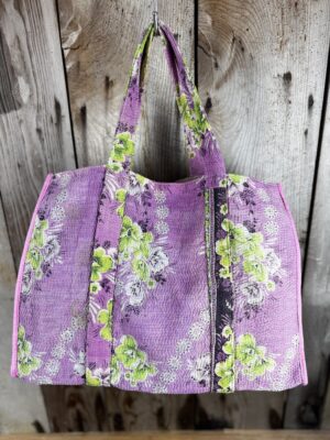 Colourful cotton kantha bags, pockets and purses, great for organising the smaller things in life. Made from recycled kantha quilts for the perfect accessory.